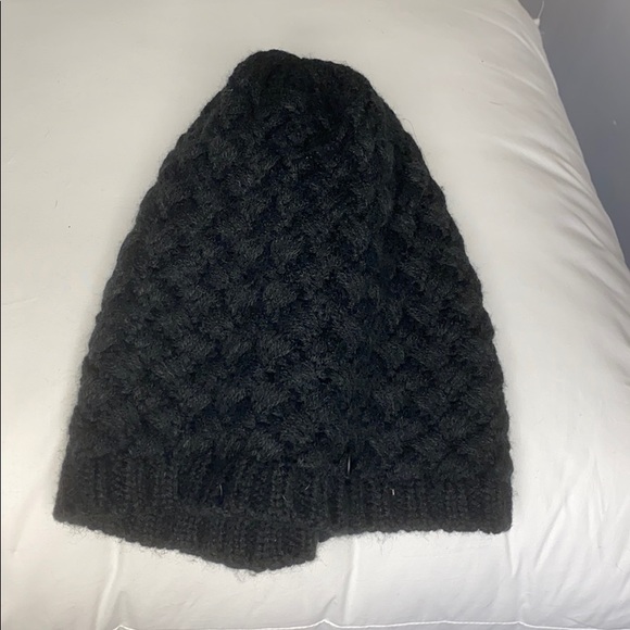 Billabong Blk Weaved Pattern Beanie Adult Small - Picture 6 of 8